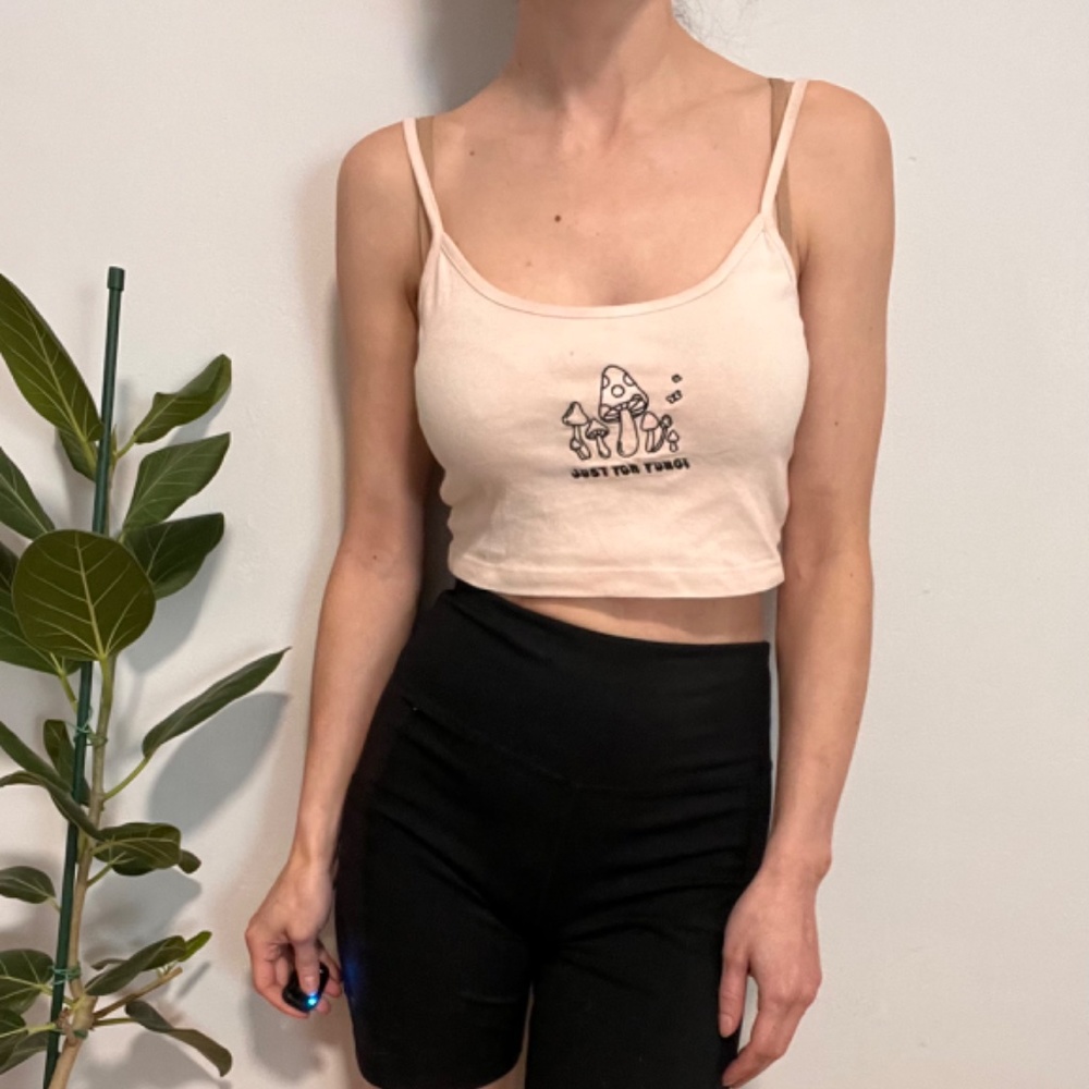 UO Just For Fungi Tie-Dye Tank Top S